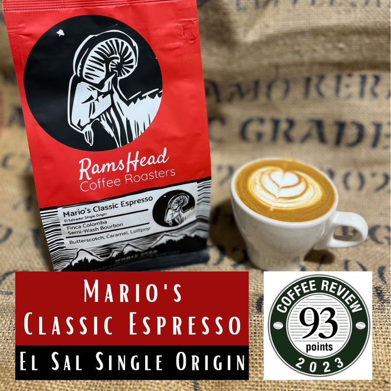 Mario's Classis Espresso: Single Origin El Salvador